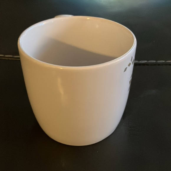 STARBUCKS Coffee Tea Cup Mug 2013 Holiday Collection Green Gold White 14oz - Picture 4 of 6